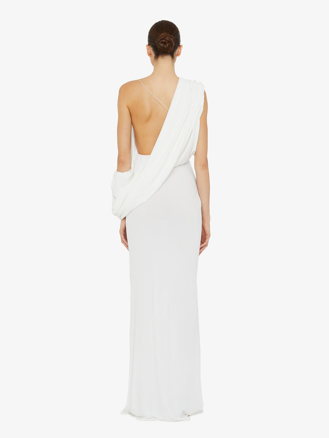 Aiba Draped Jersey Tee Dress