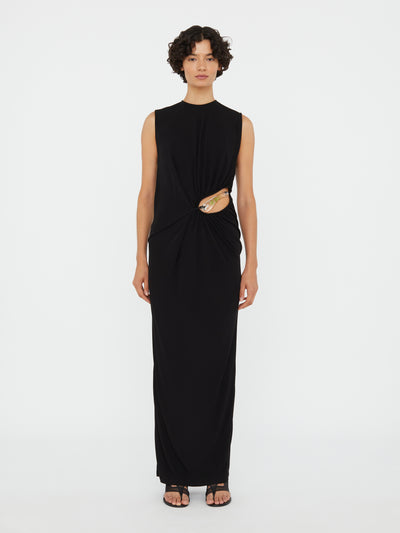 Encased Nature Suspended Jersey Tank Dress