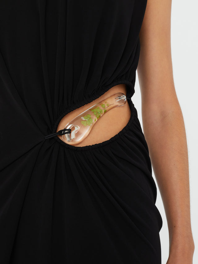 Encased Nature Suspended Jersey Tank Dress