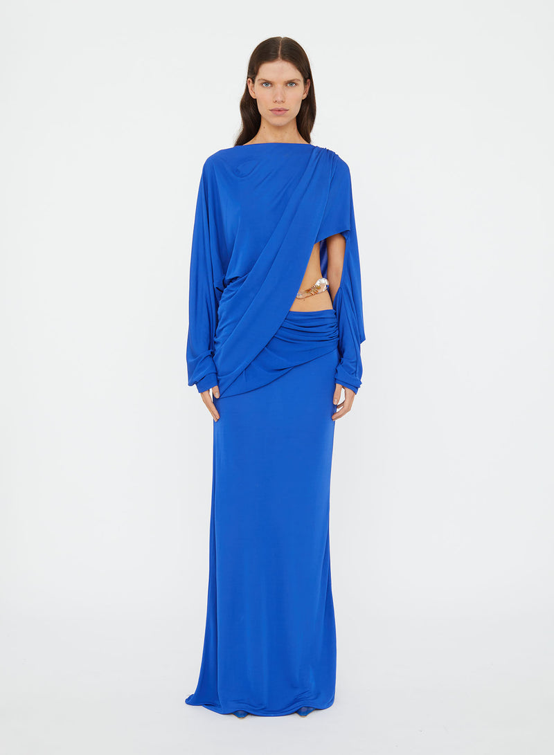 Christopher Esber Encased Nature Resin Draped Jersey (Dress) main image 0
