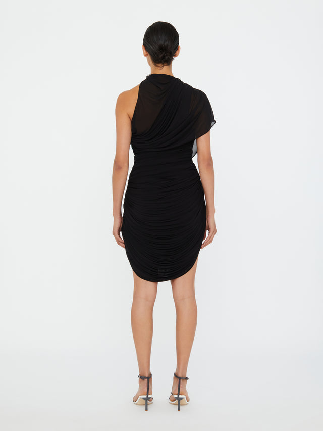 Beach Glass Circular Jersey Mini Dress
