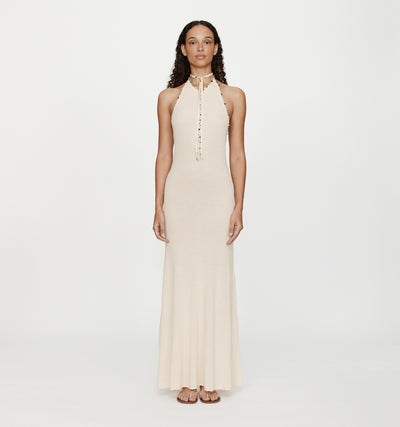 Beach Quartz Halter Dress