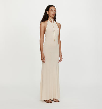 Beach Quartz Halter Dress