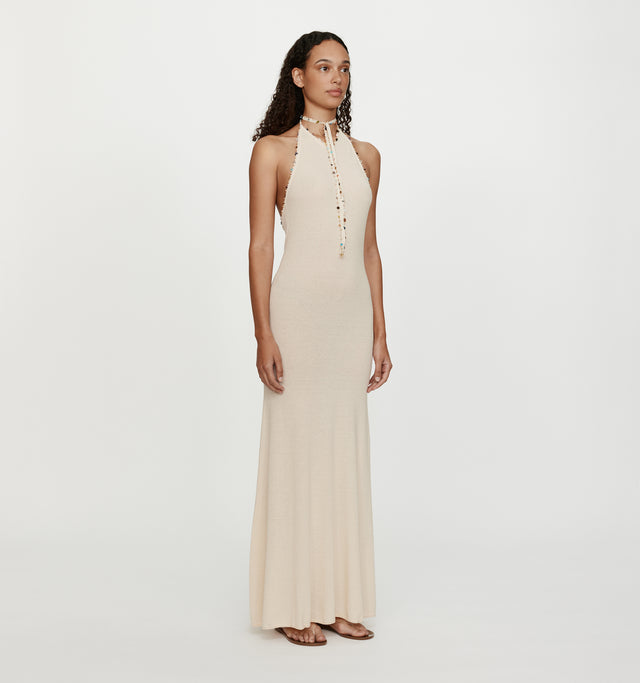 Beach Quartz Halter Dress
