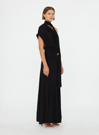 Vienna Jersey Scarf Dress