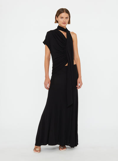 Vienna Jersey Scarf Dress