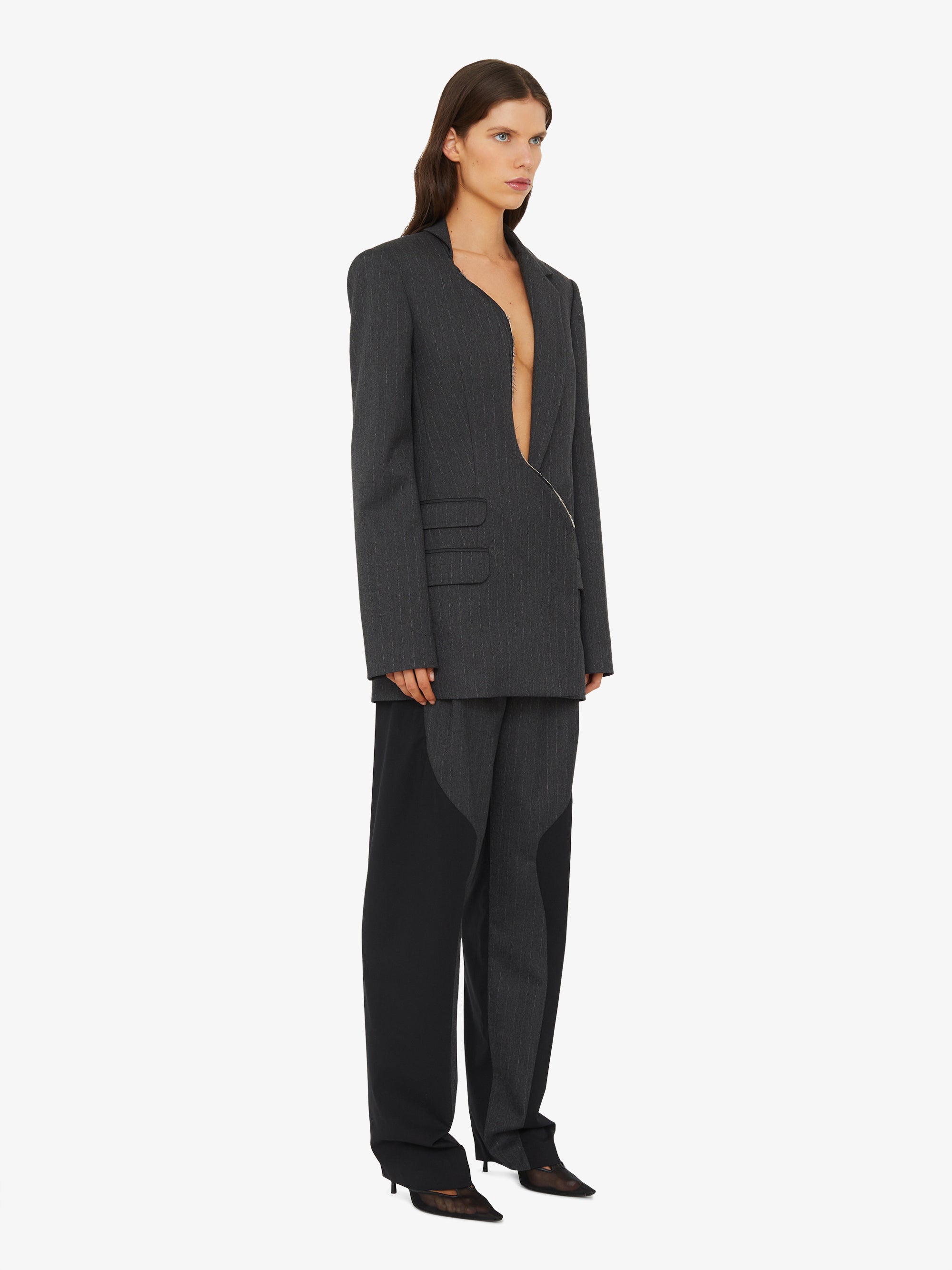 Torrent Pinstripe Blazer