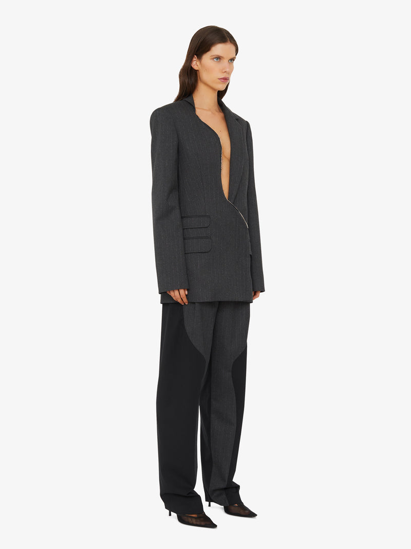 Torrent Pinstripe Blazer - Image 3