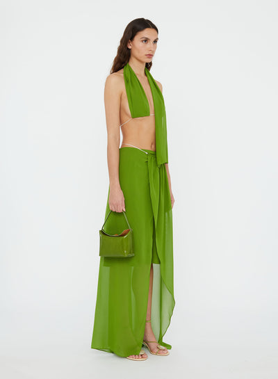 Silk Chain Sarong Skirt