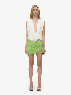 Beach Glass Bubble Mini Skirt