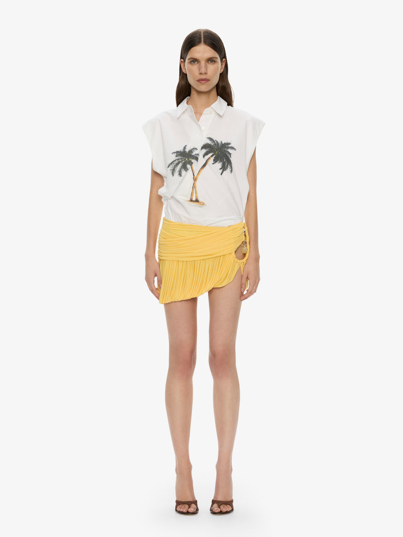 Beach Glass Bubble Mini Skirt - Image 1