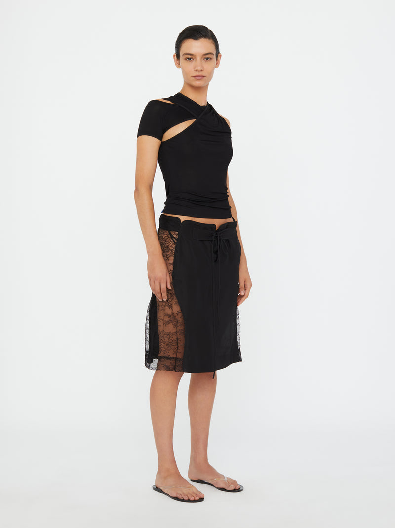 Hudson Wave Lace Boardie Skirt