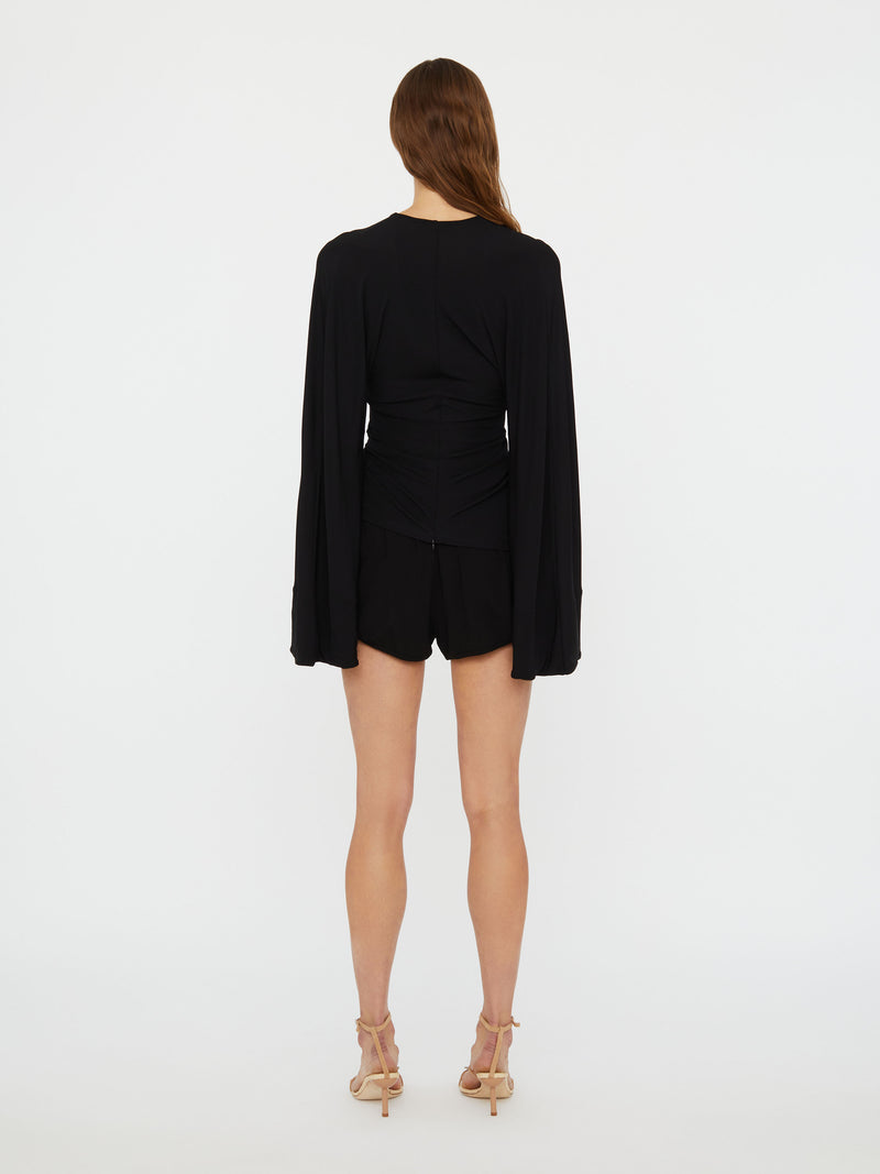 Ruched Crescent Jersey Boxer Short - Image 4