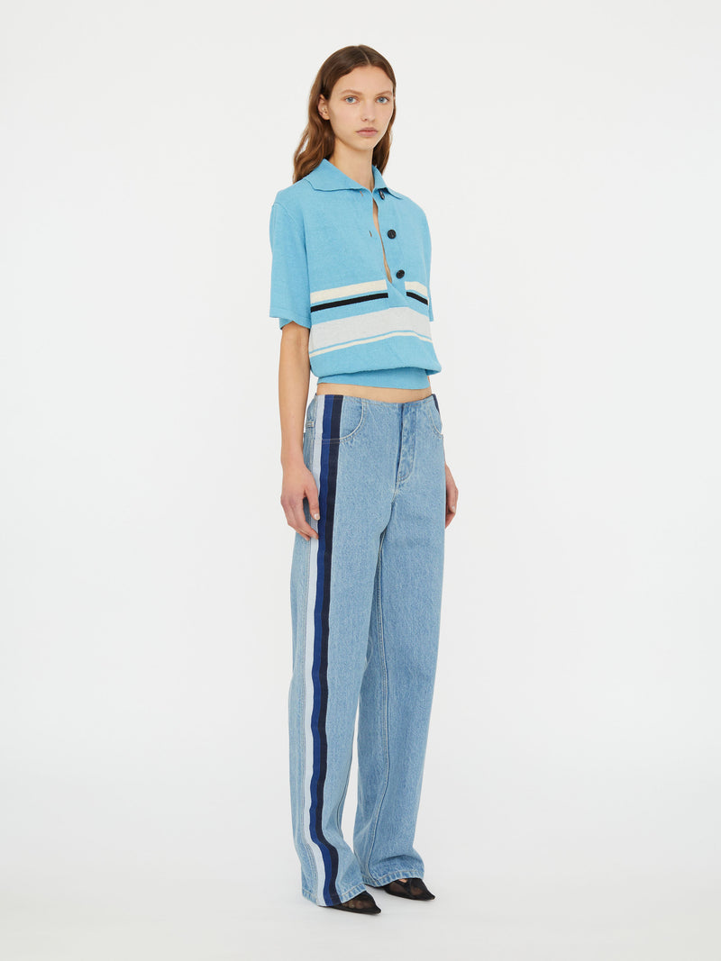 Straccio Knitted Clean Polo - Image 3