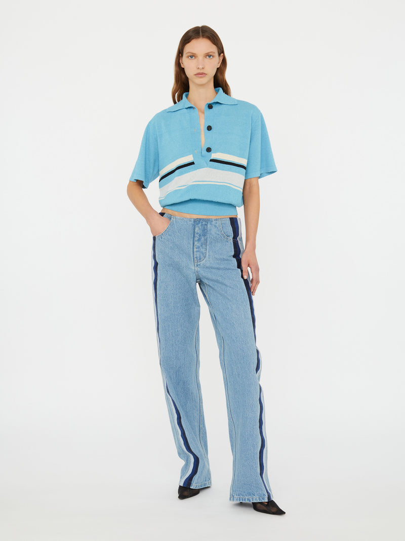 Straccio Knitted Clean Polo - Image 5