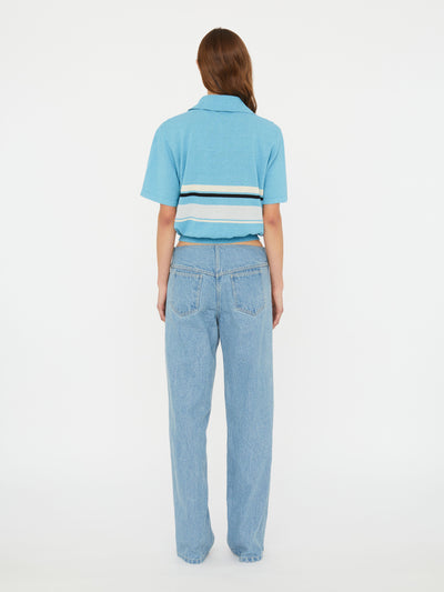 Streaked Denim Jean