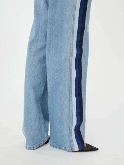 Streaked Denim Jean