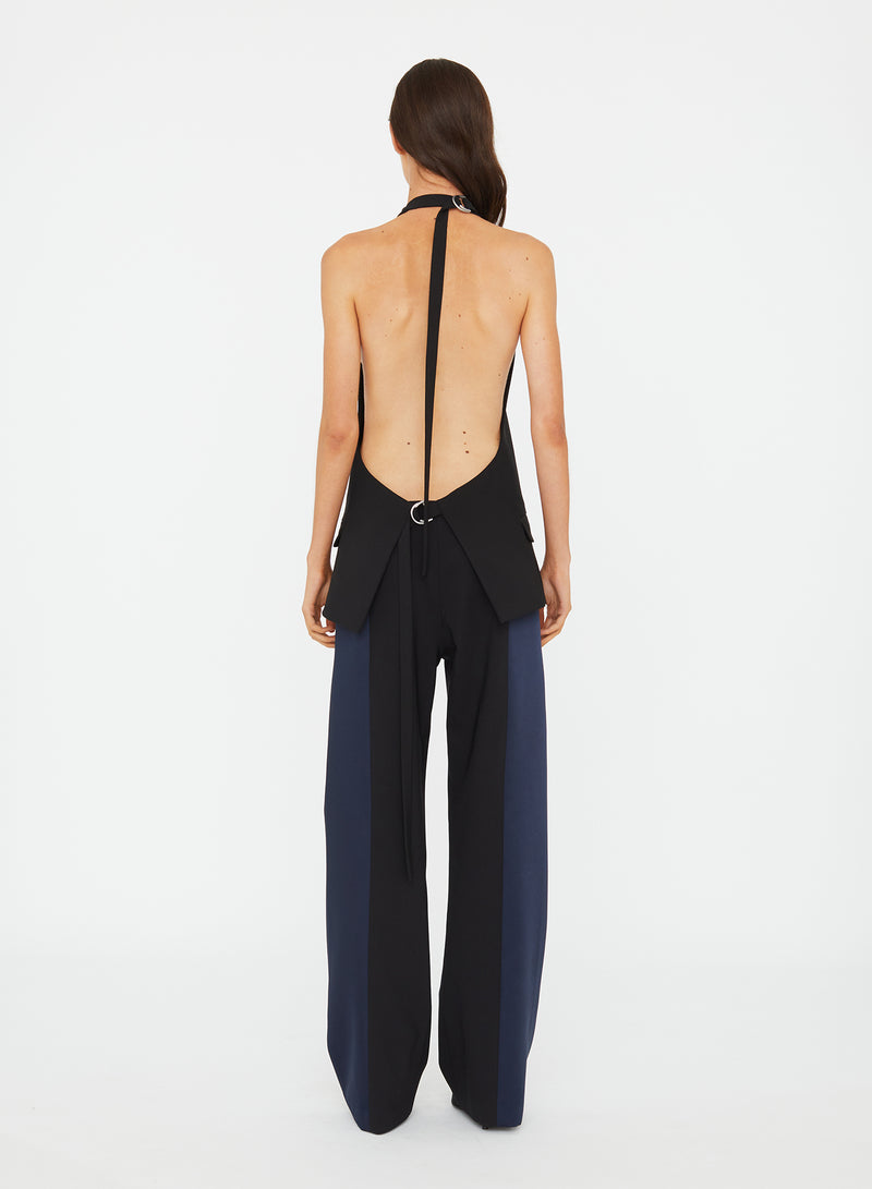 Tuxedo Contrast Wool Trouser - Image 3
