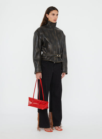 Burnished Eddie Leather Jacket