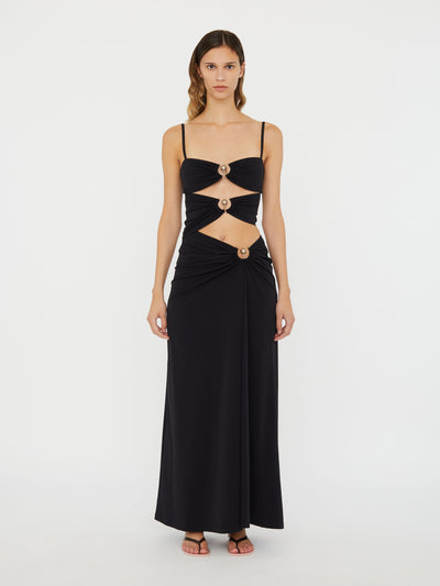 Ruched Orbit Split Dress