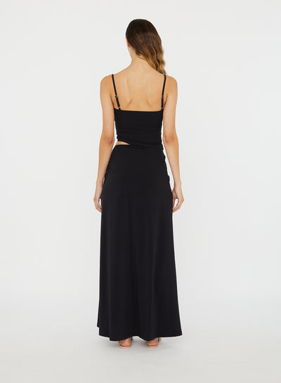 Ruched Orbit Split Dress