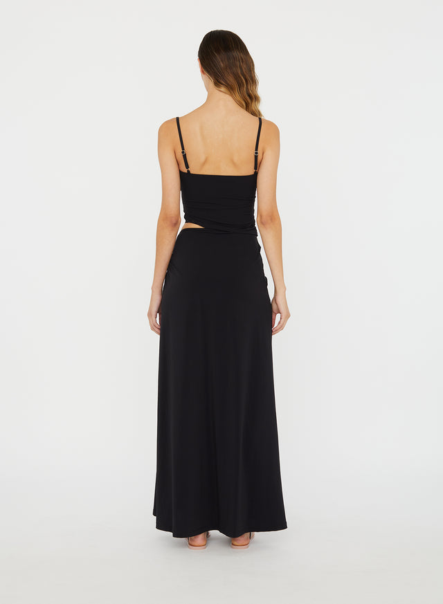 Ruched Orbit Split Dress