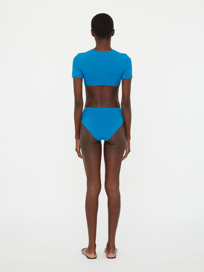Ruched Crescent High Brief