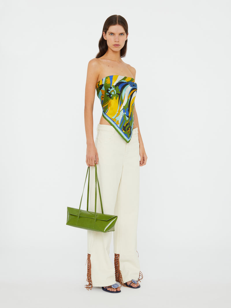 Acidic Floral Silk Scarf - Image 4