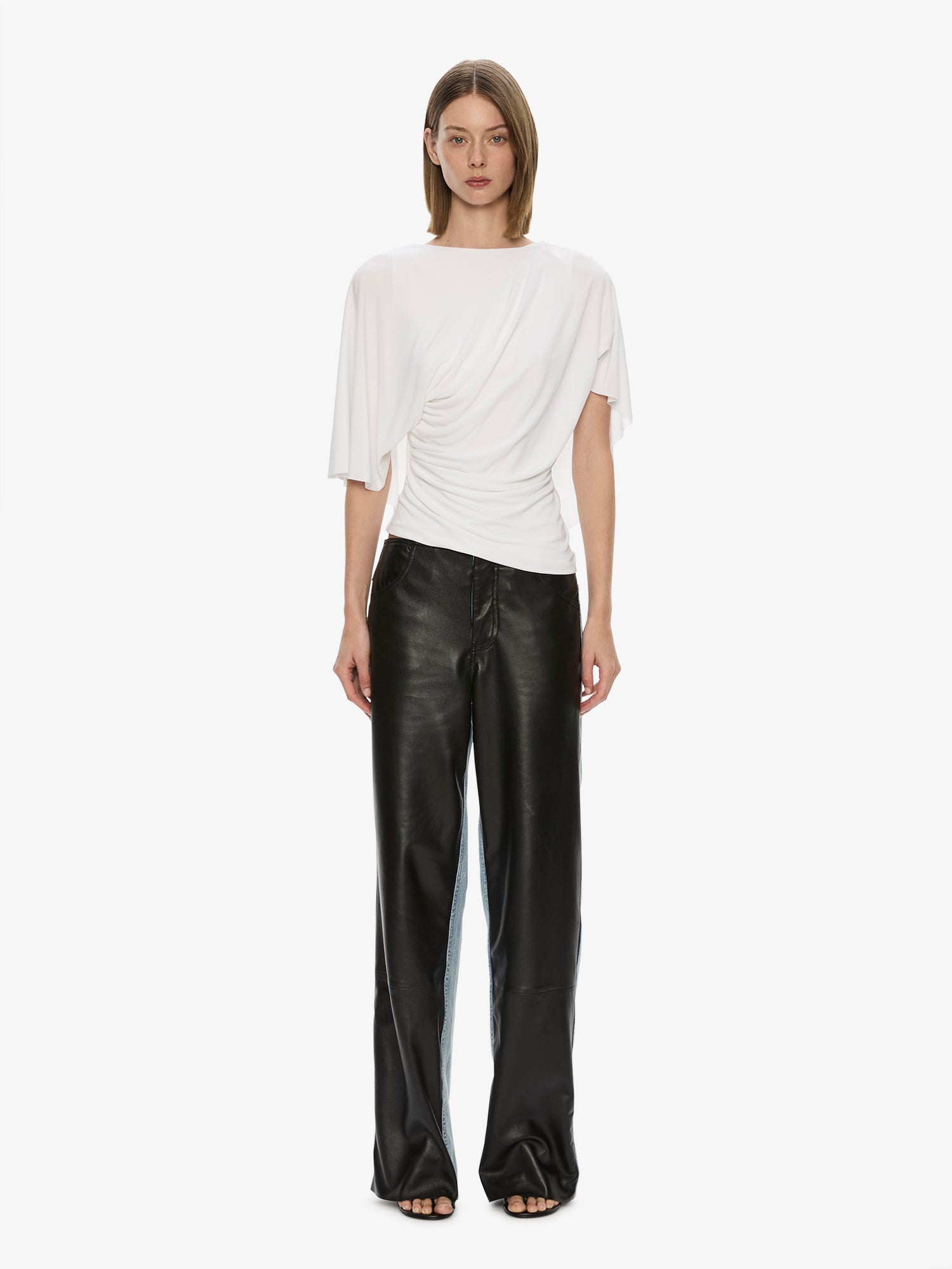 Fluted Jersey Top