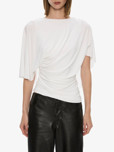 Fluted Jersey Top