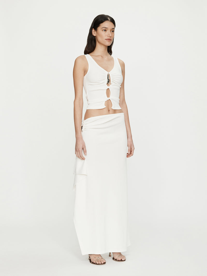 Crystal Pendant Cascade Skirt - Image 3