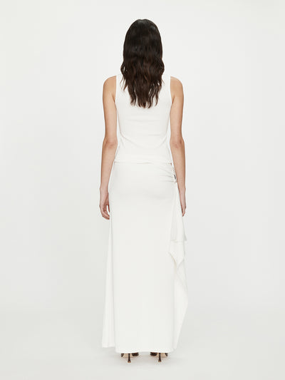 Crystal Pendant Cascade Skirt