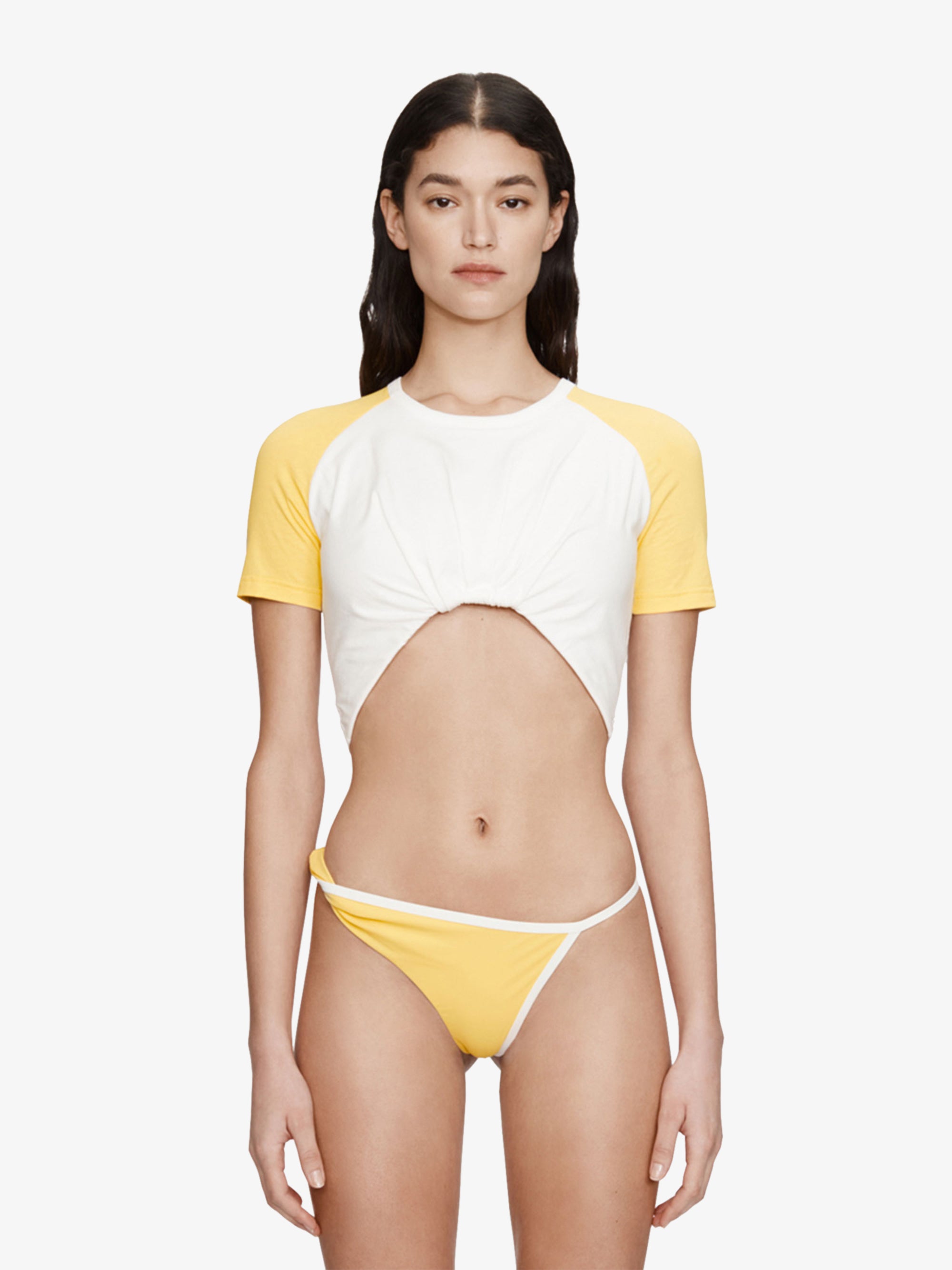 Tucked Ringer Jersey Tee