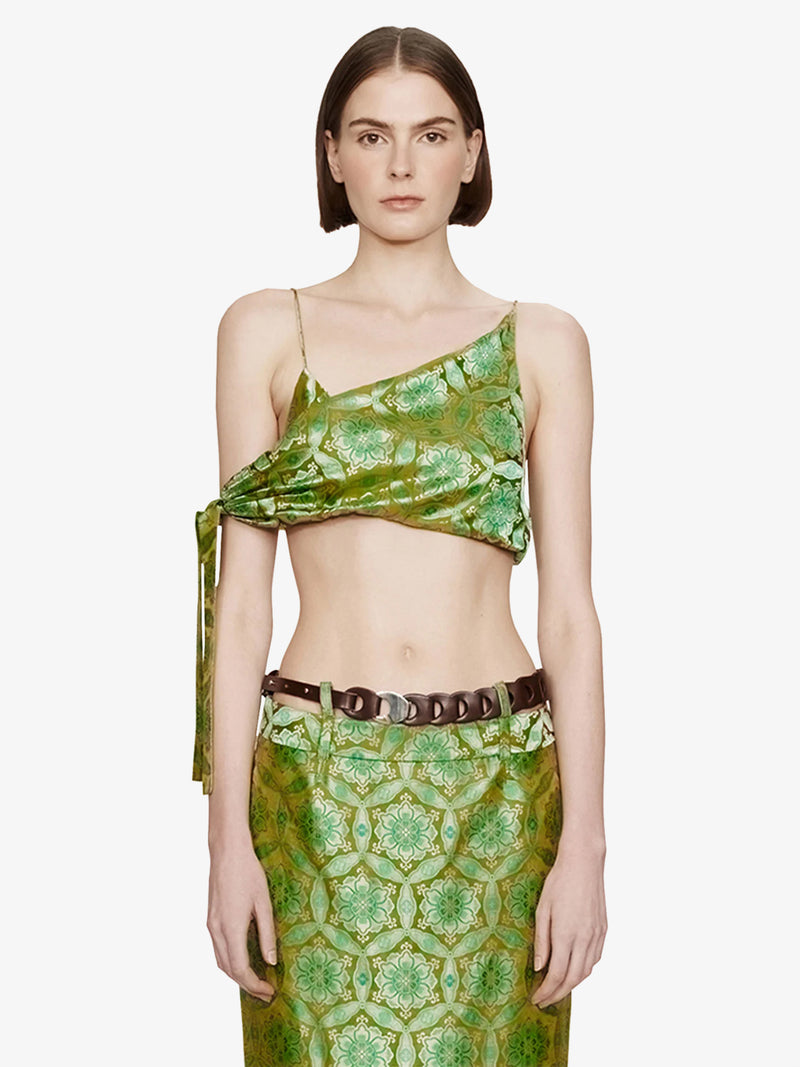 Palmira Handkerchief Tie Top - Image 1