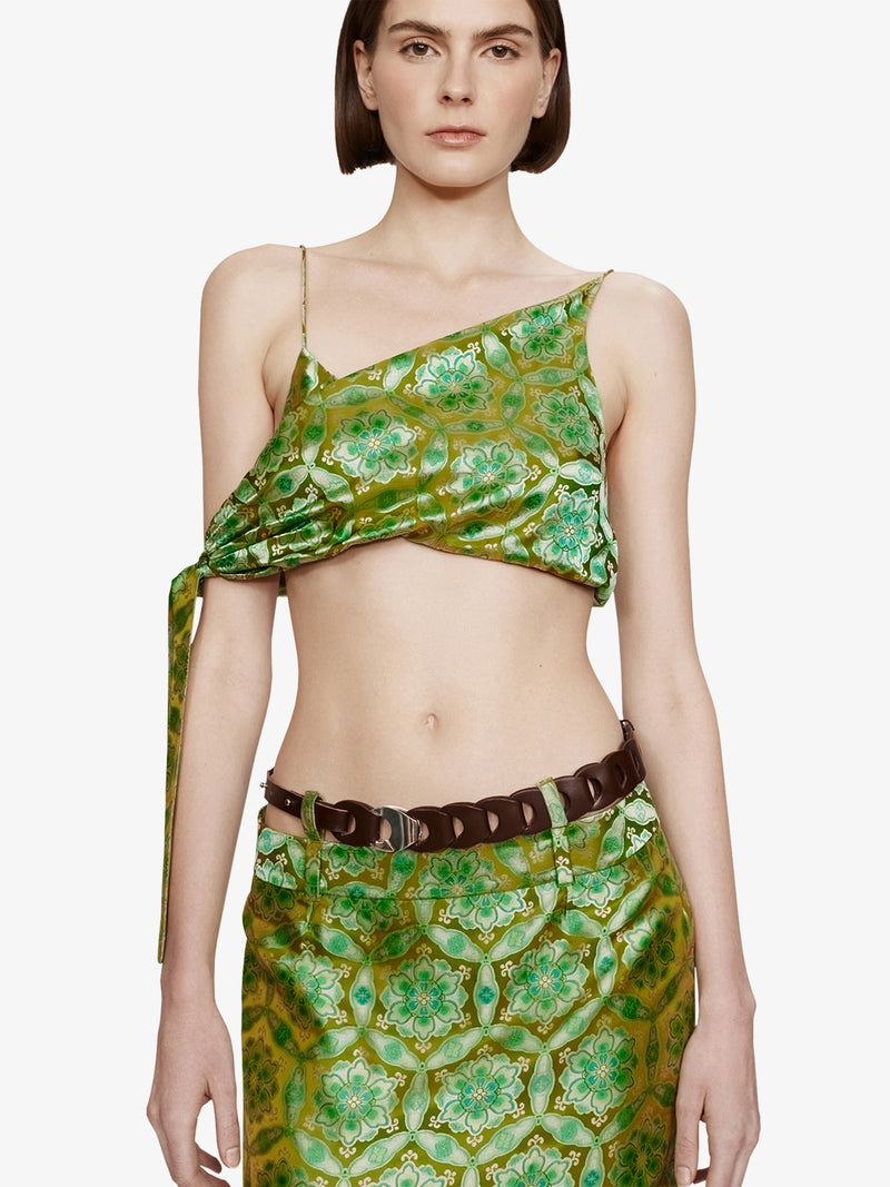 Palmira Handkerchief Tie Top - Image 4