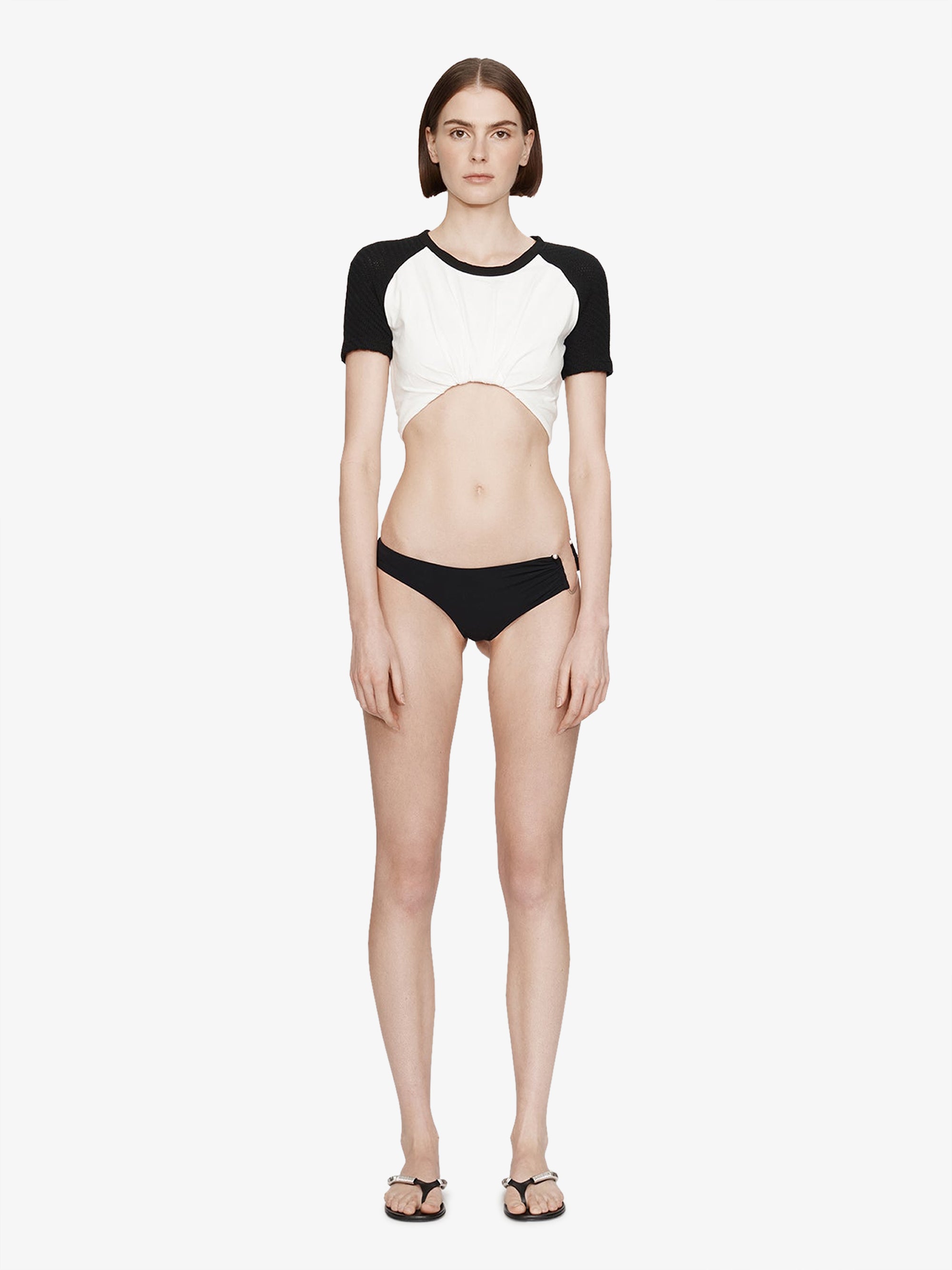 Tucked Ringer Jersey Tee