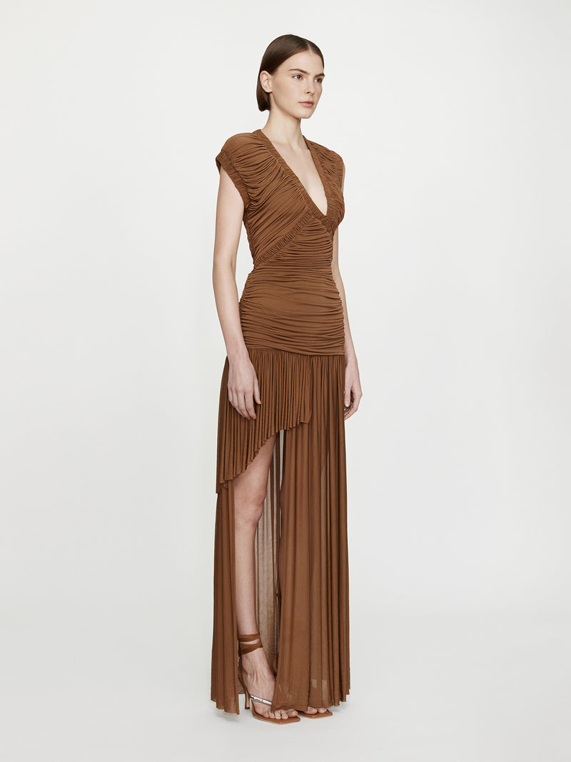 Theron Drape Dress - Image 2