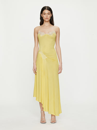 Delphin Lace Rib Cami Dress