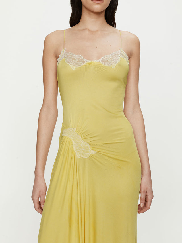 Delphin Lace Rib Cami Dress