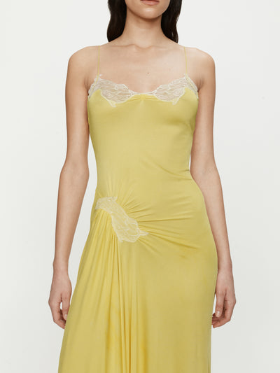 Delphin Lace Rib Cami Dress