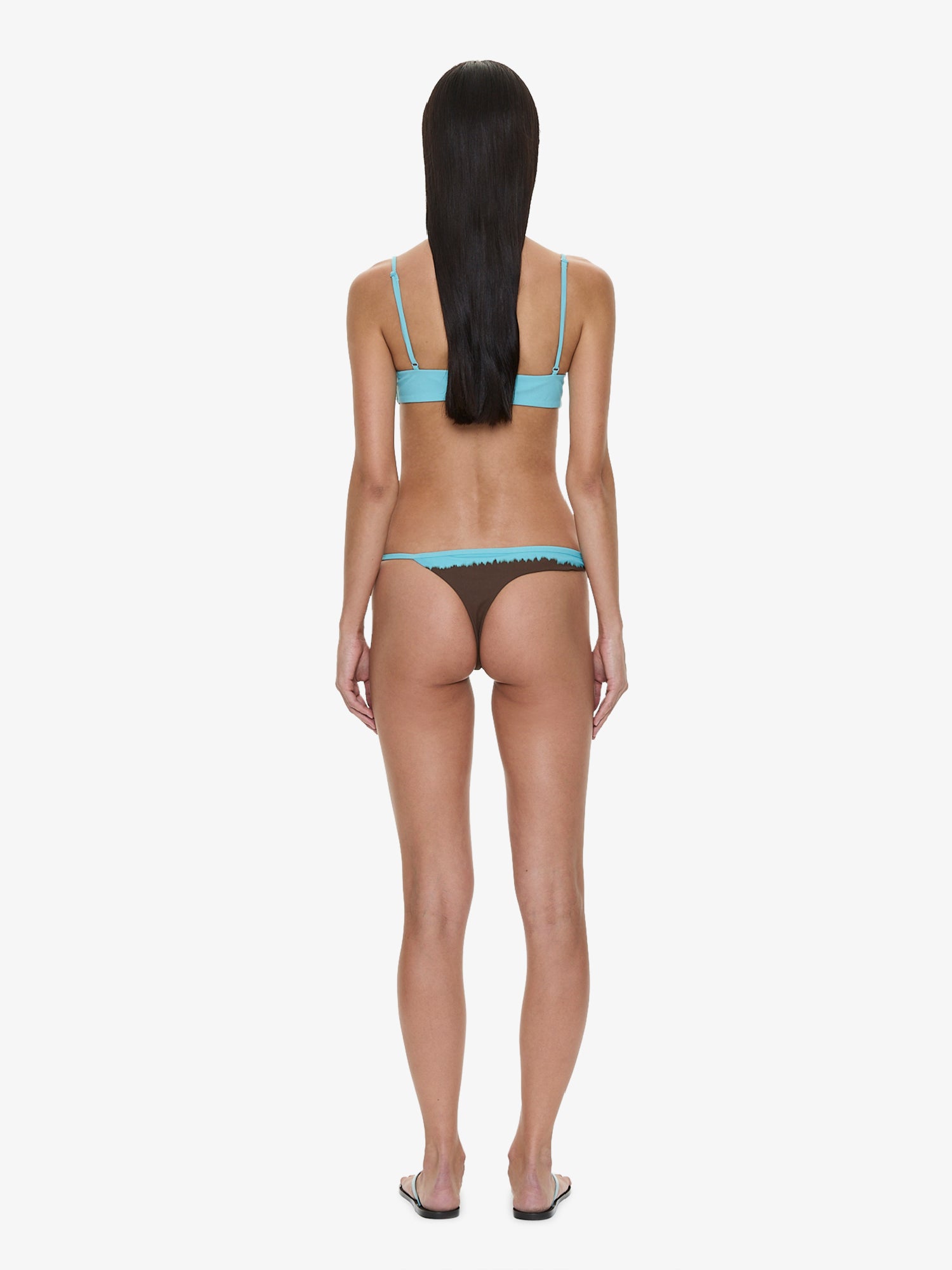 Mineral Stone Ruched Bikini Top