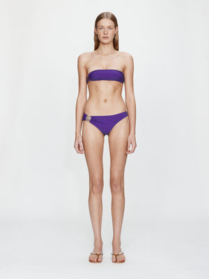 Mineral Stone Side Ruched Low Brief