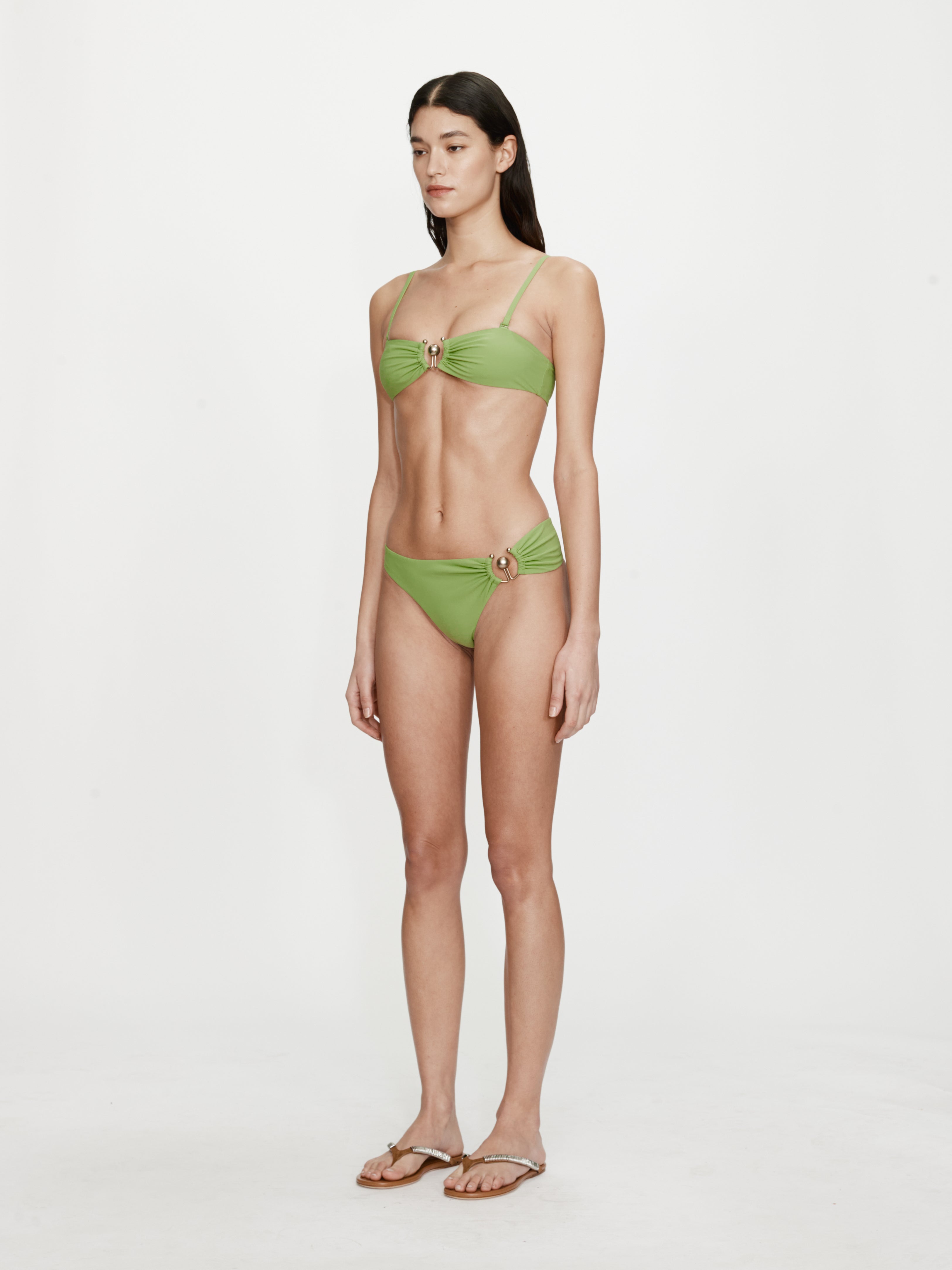 Orbit Side Ruched High Brief