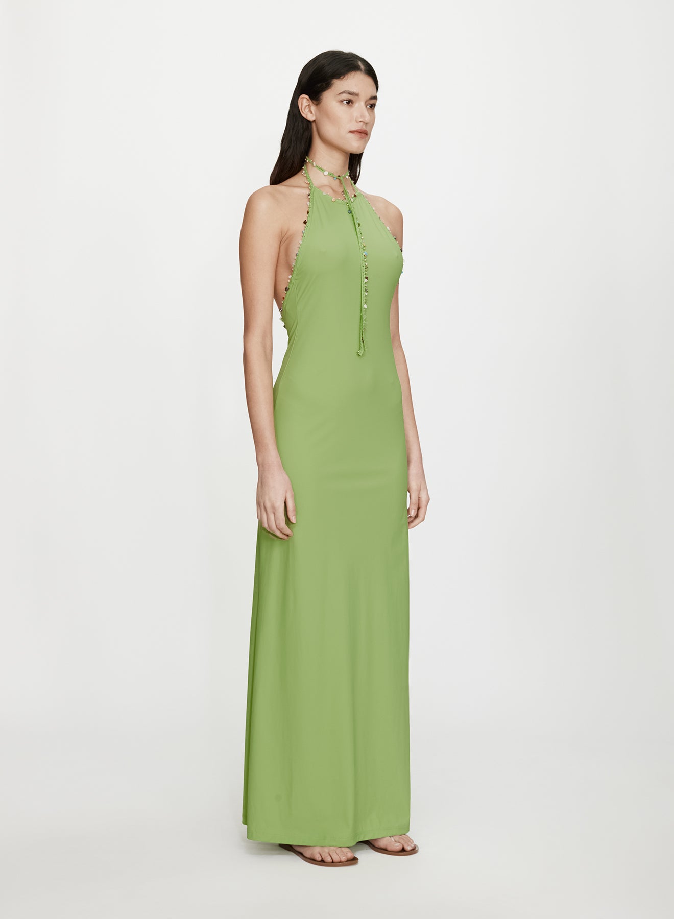 Beach Quartz Halter Lycra Dress