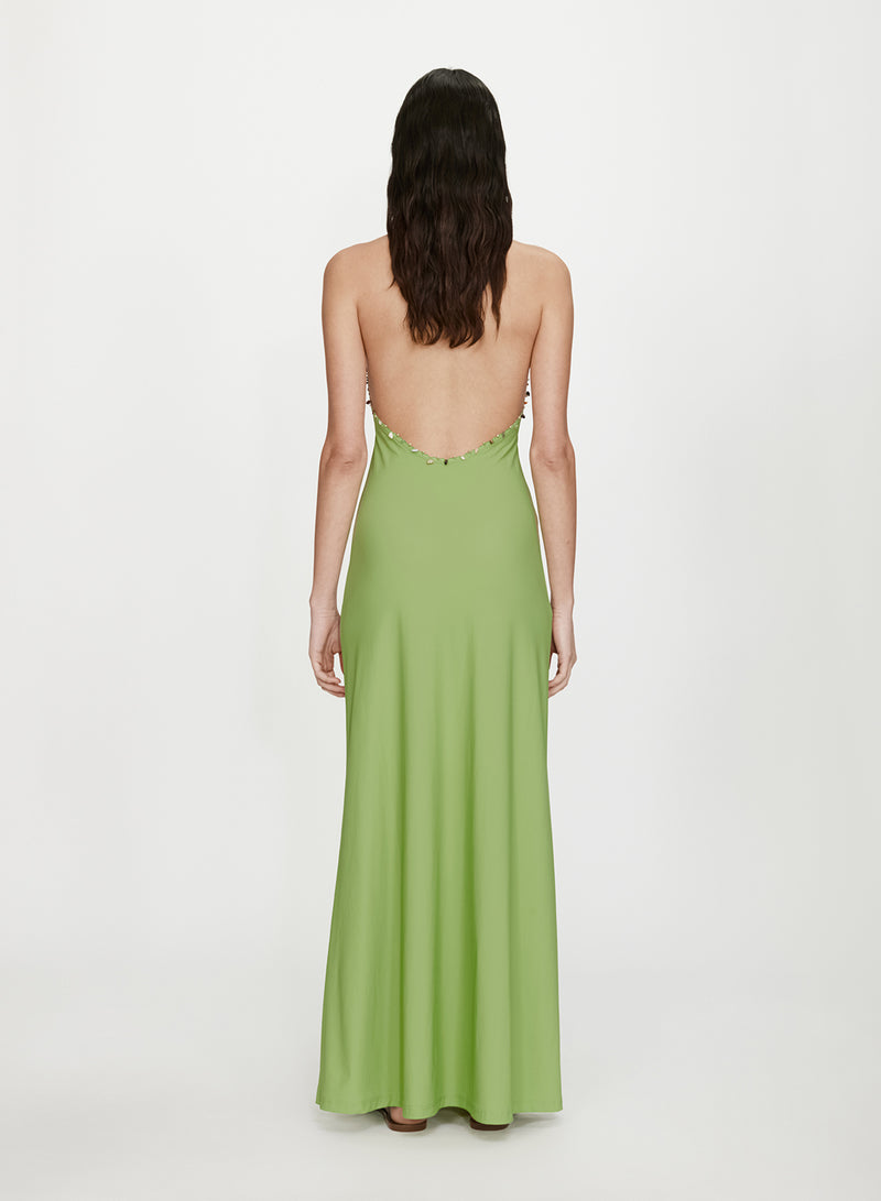 Beach Quartz Halter Lycra Dress - Image 4