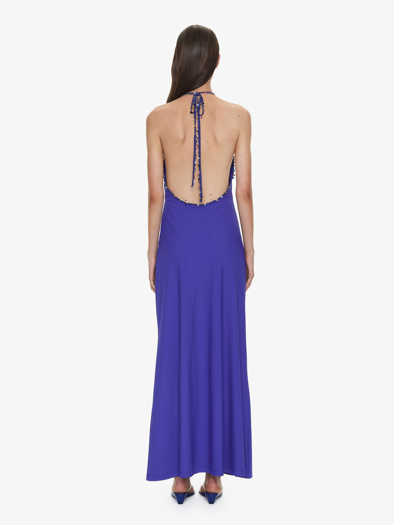 Beach Quartz Halter Lycra Dress - Image 4