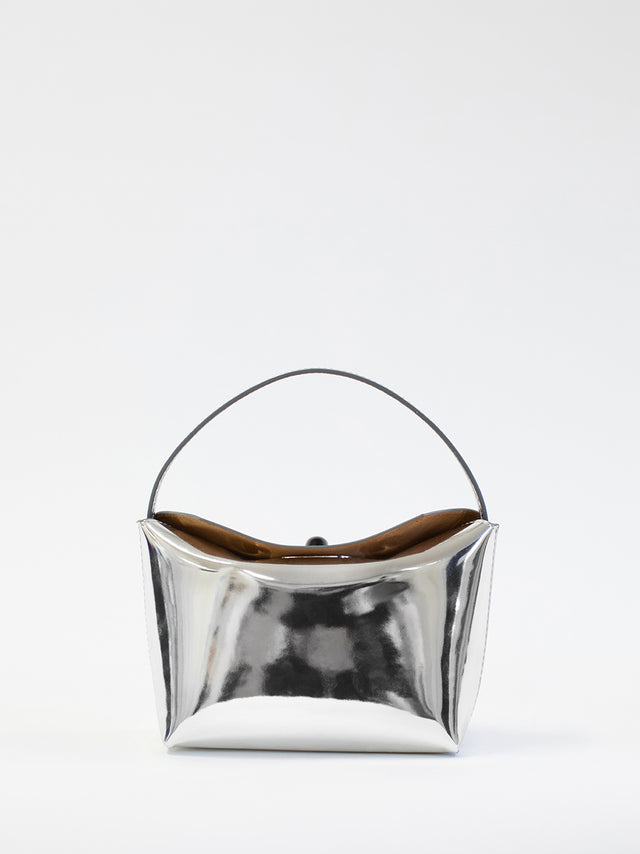 Turnlock Metallic Mini Bag