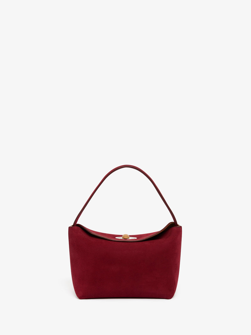 Turnlock Suede Mini Bag - Image 1