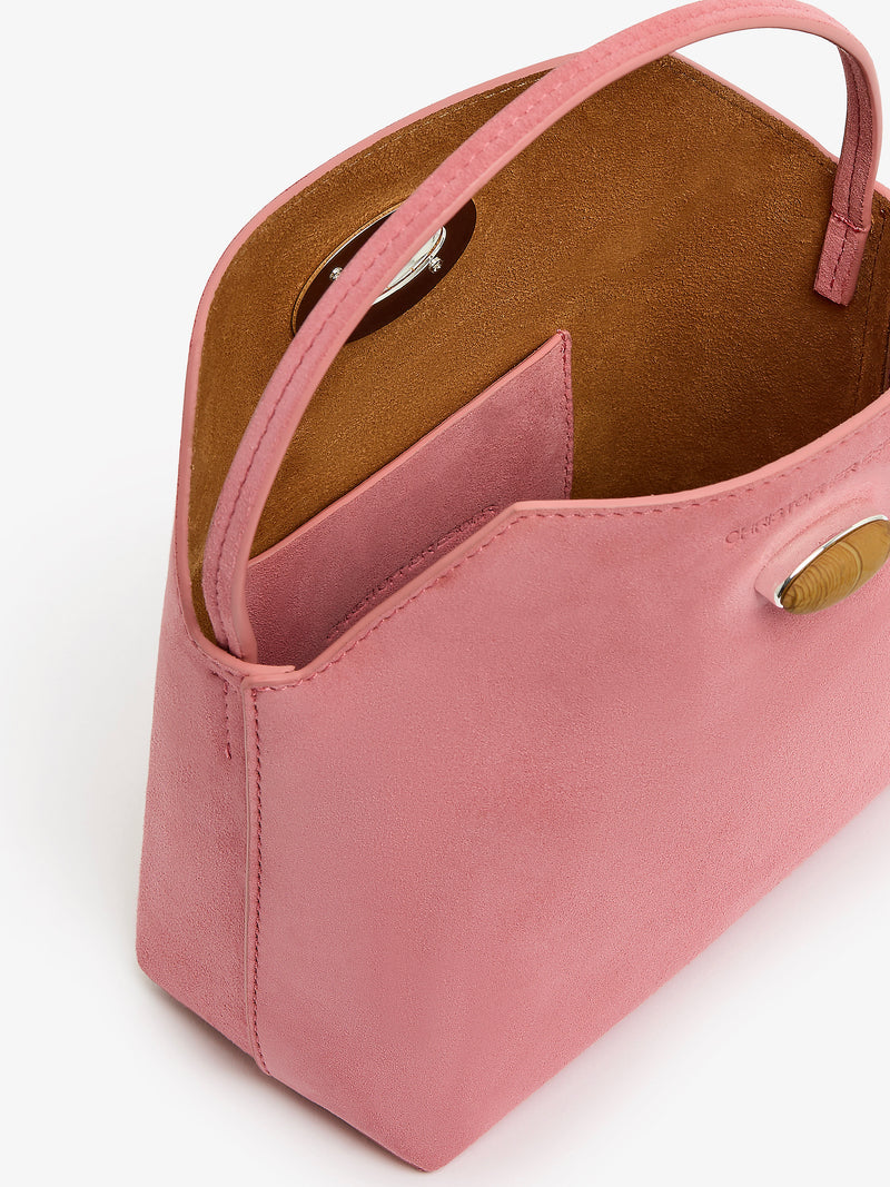 Turnlock Suede Mini Bag - Image 3