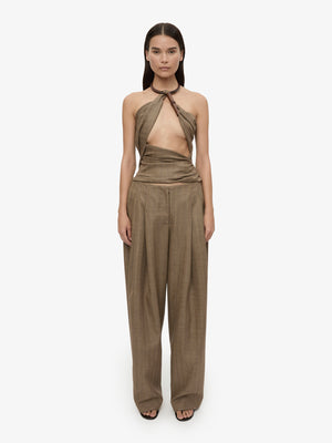 Plinth Herringbone Trouser